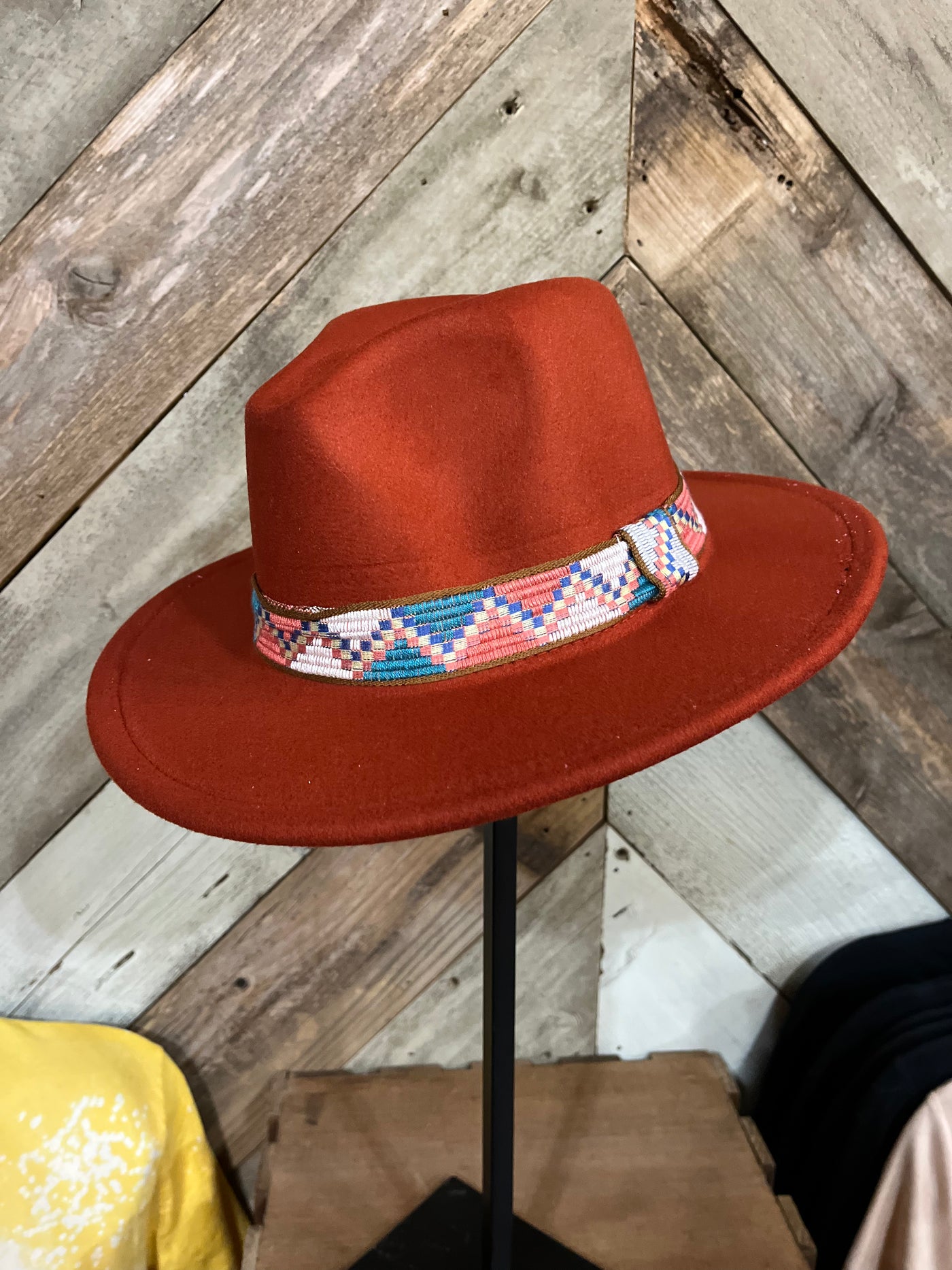 FLAT BRIM BIG EDGE JAZZ HAT