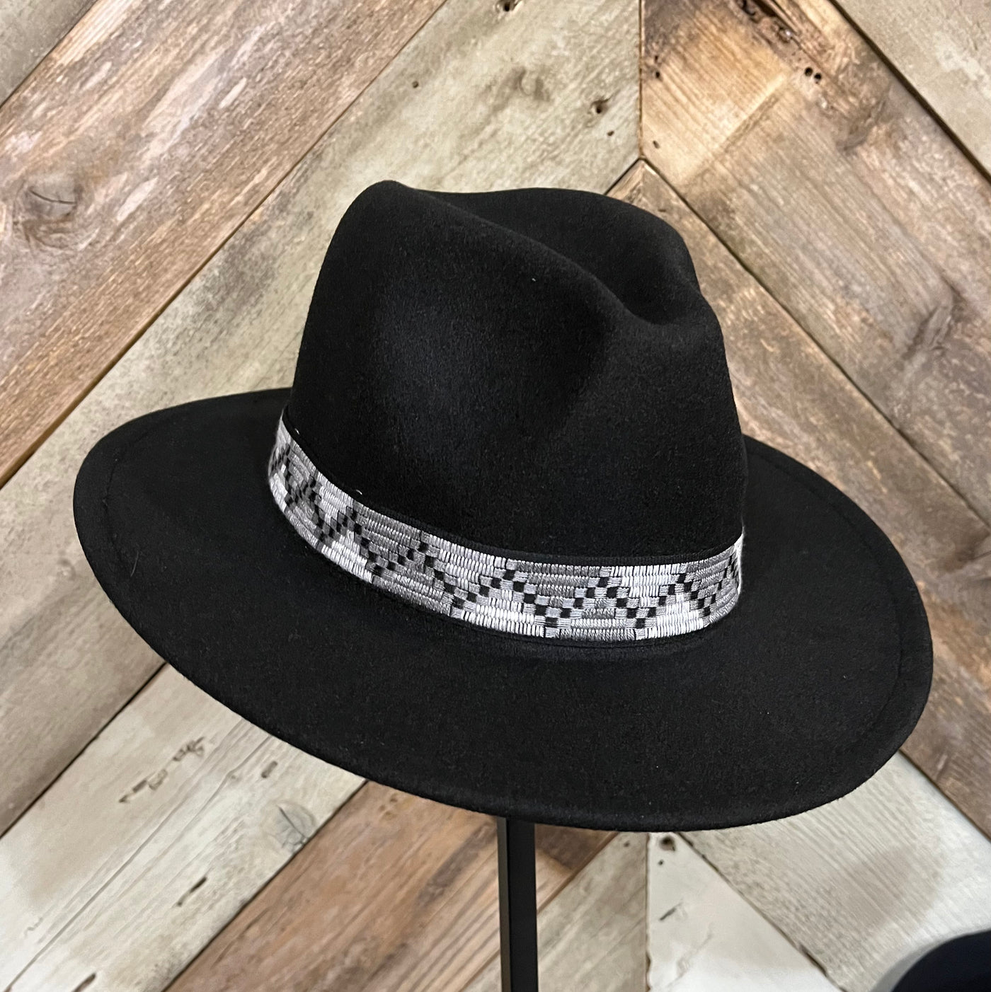 FLAT BRIM BIG EDGE JAZZ HAT