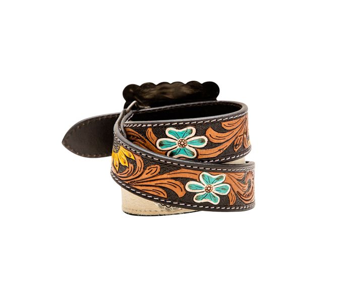 Myra Klepto Hand Tooled Belt